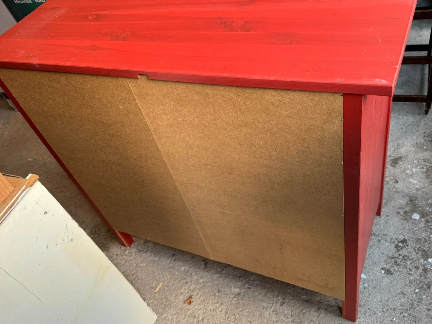 IKEA Red 3-Drawer Dresser image indicator(2)