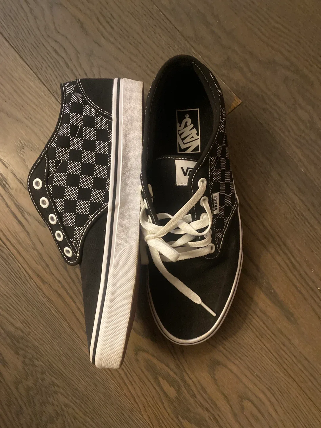 Vans Atwood Black/Checkerboard Shoes