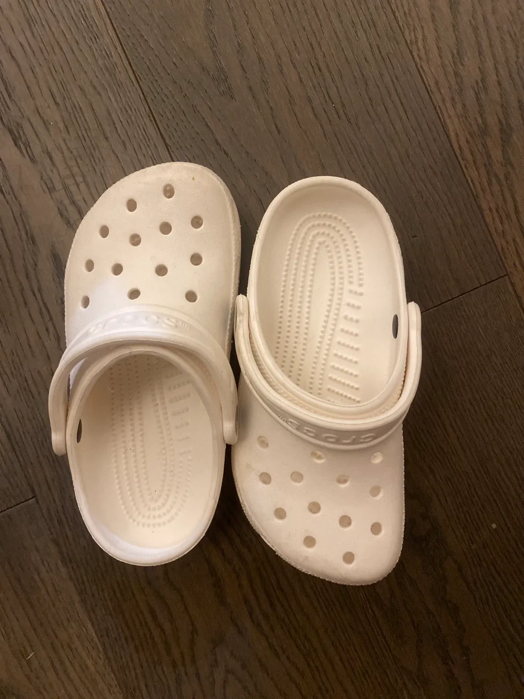 Crocs Classic Clogs - White, Size CHILD 1
