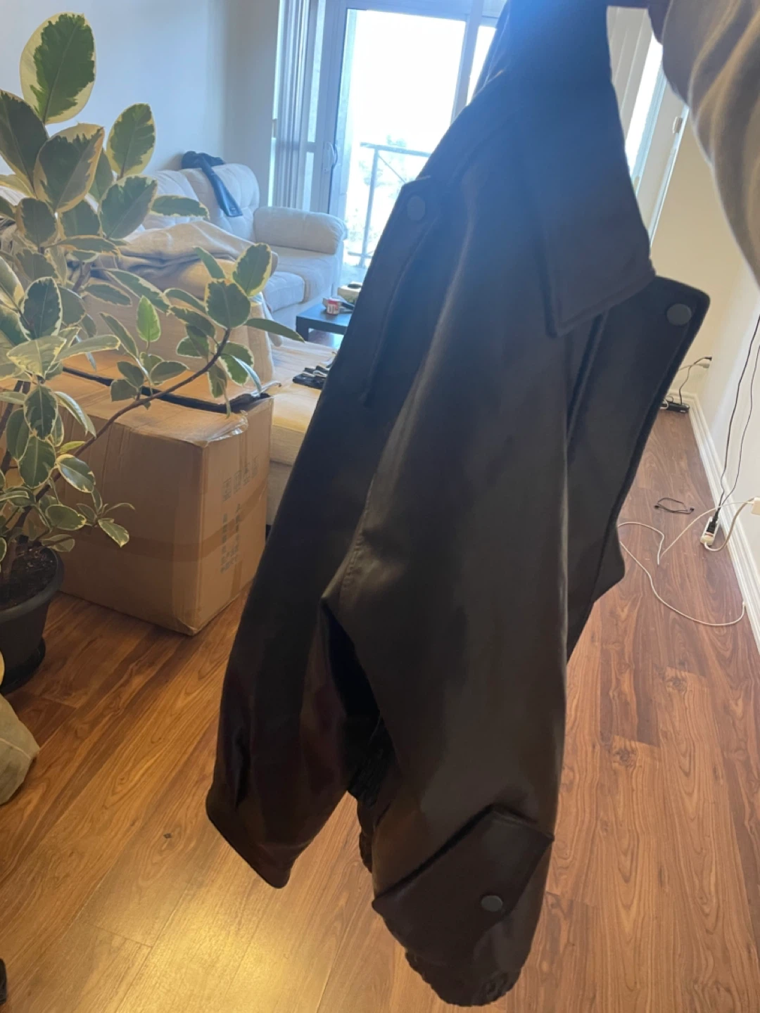 Abercrombie & Fitch Vegan Leather Jacket - Medium and Large