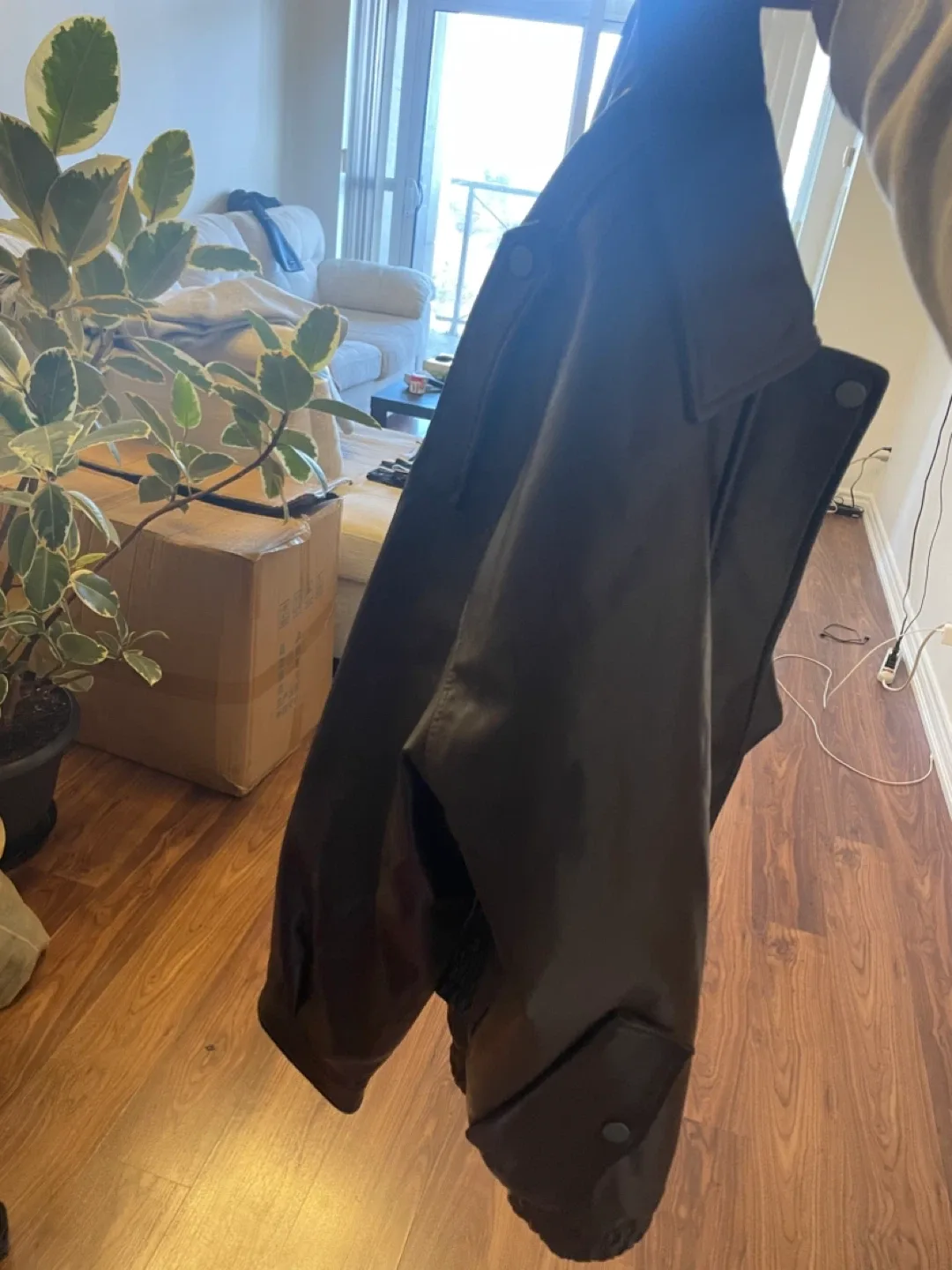 Abercrombie & Fitch Vegan Leather Jacket - Medium and Large