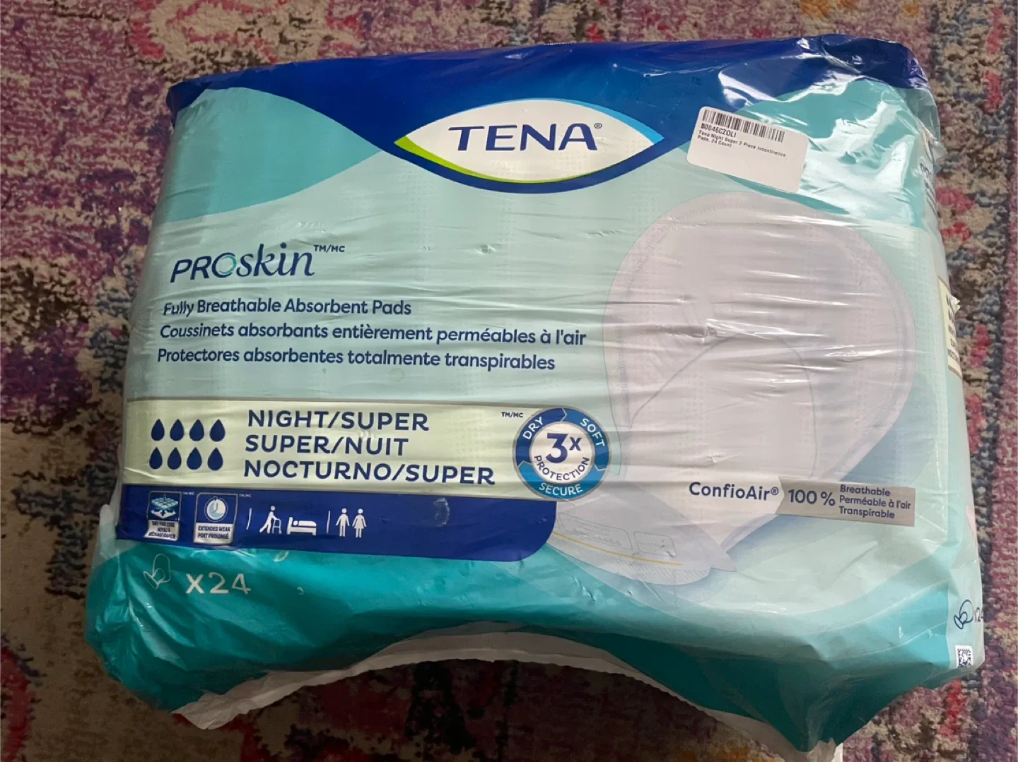 TENA ProSkin Night/Super Absorbent Pads x24