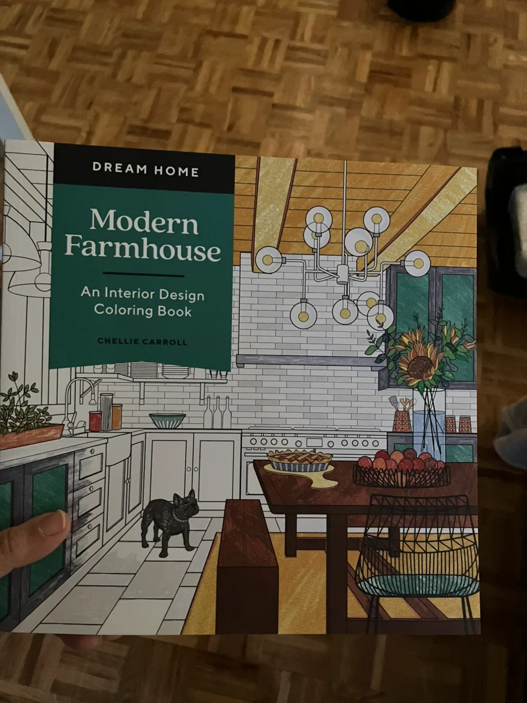 Modern Farmhouse Interior Design Coloring Book