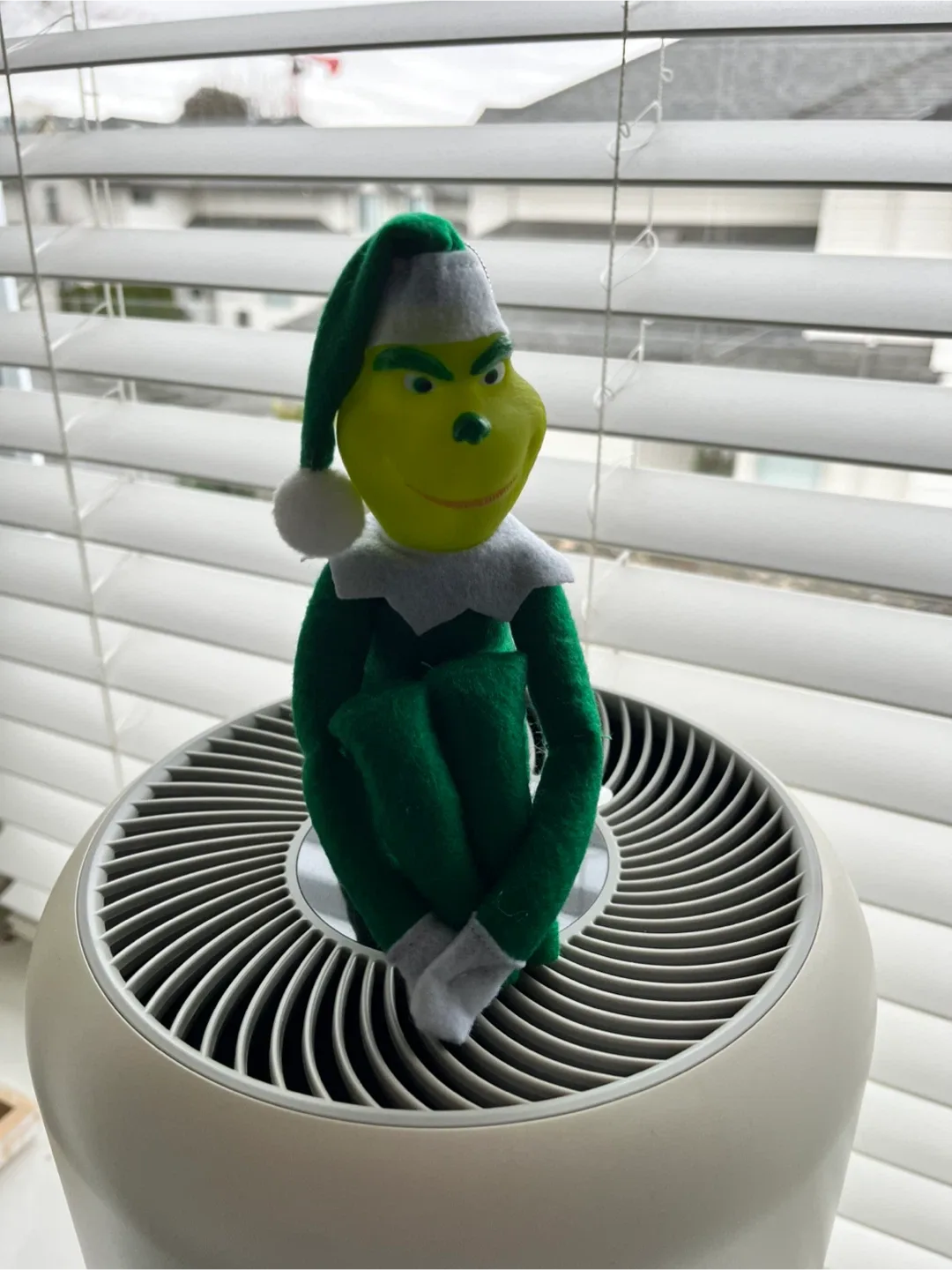 Grinch Elf on the Shelf Doll