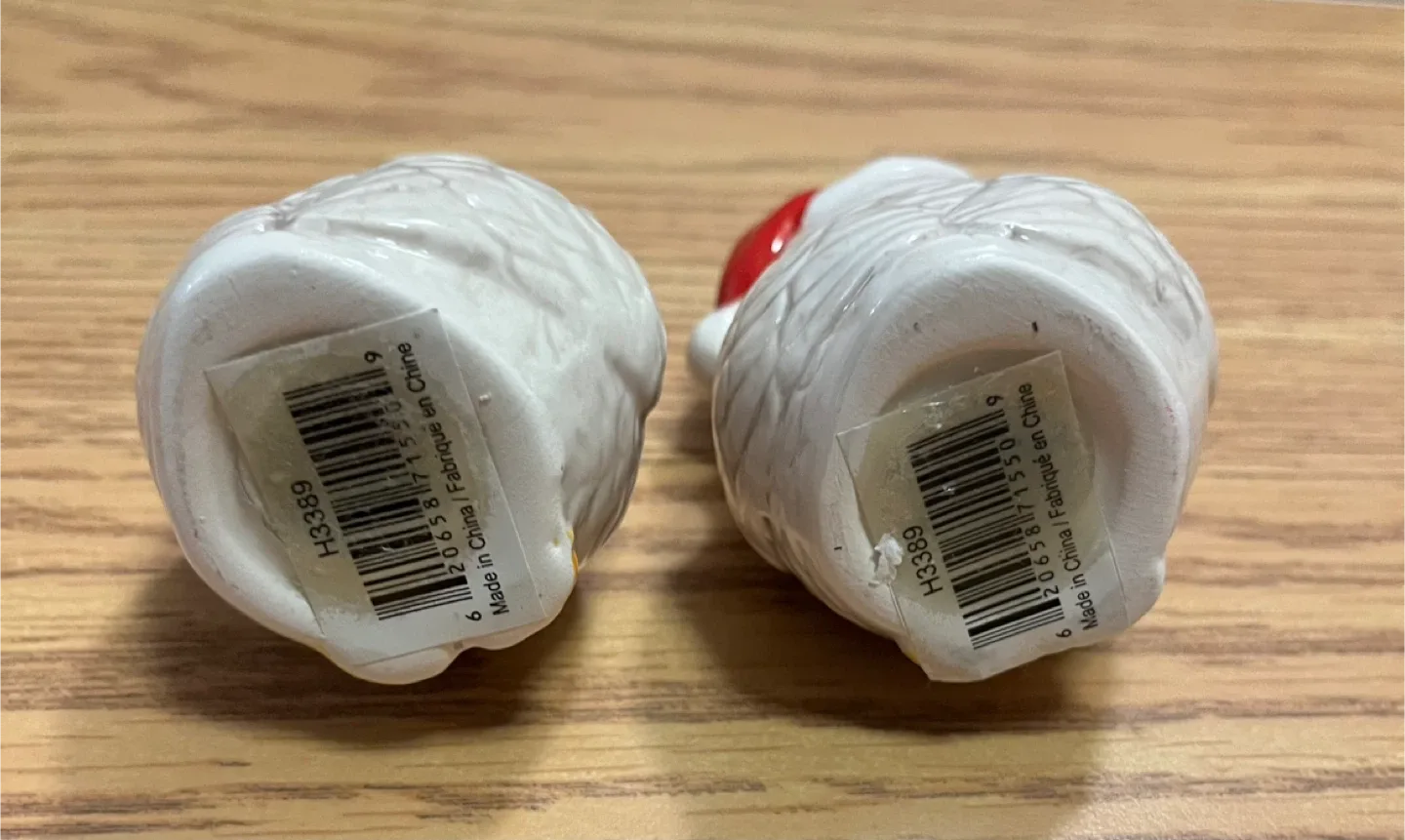 #Cleanout - Owl Salt & Pepper Shakers - Red & Green Hats image indicator(4)