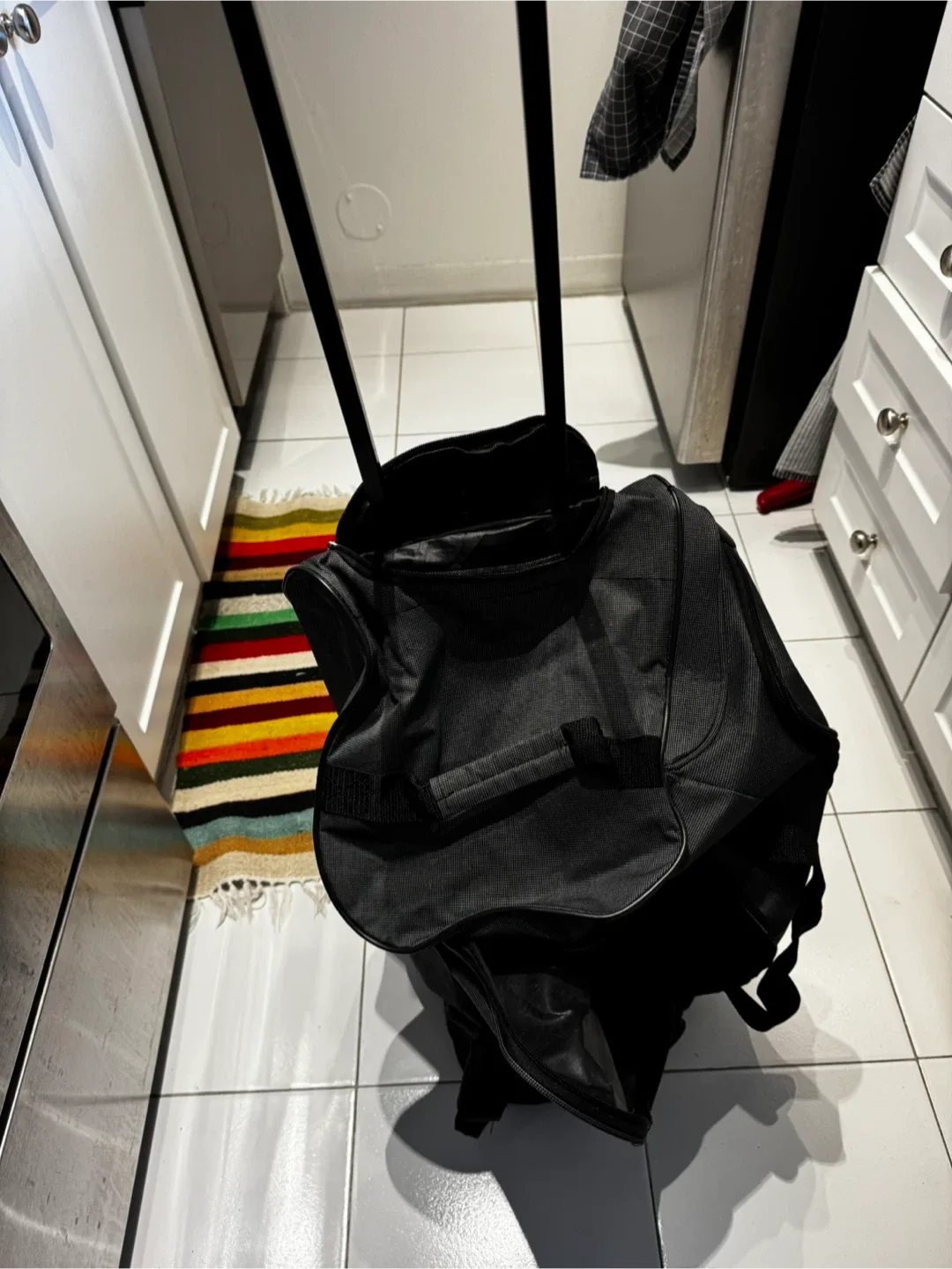 #cleanout FREE Grey Rolling Duffel Bag image indicator(2)