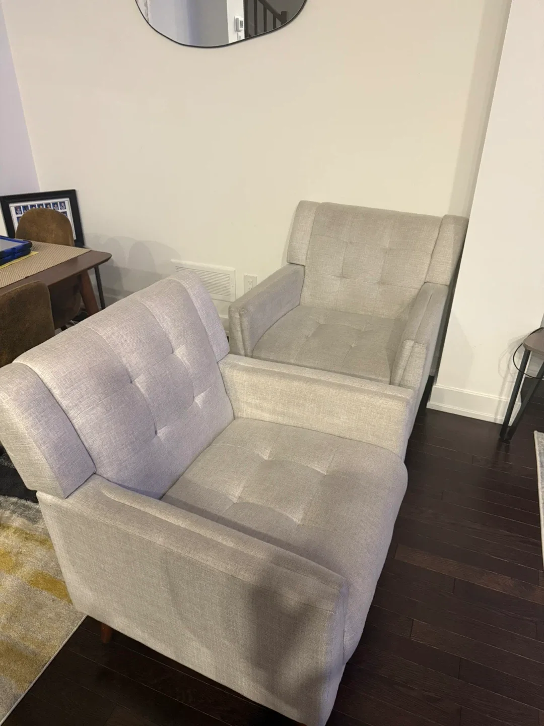 Two Beige Armchairs image indicator(2)