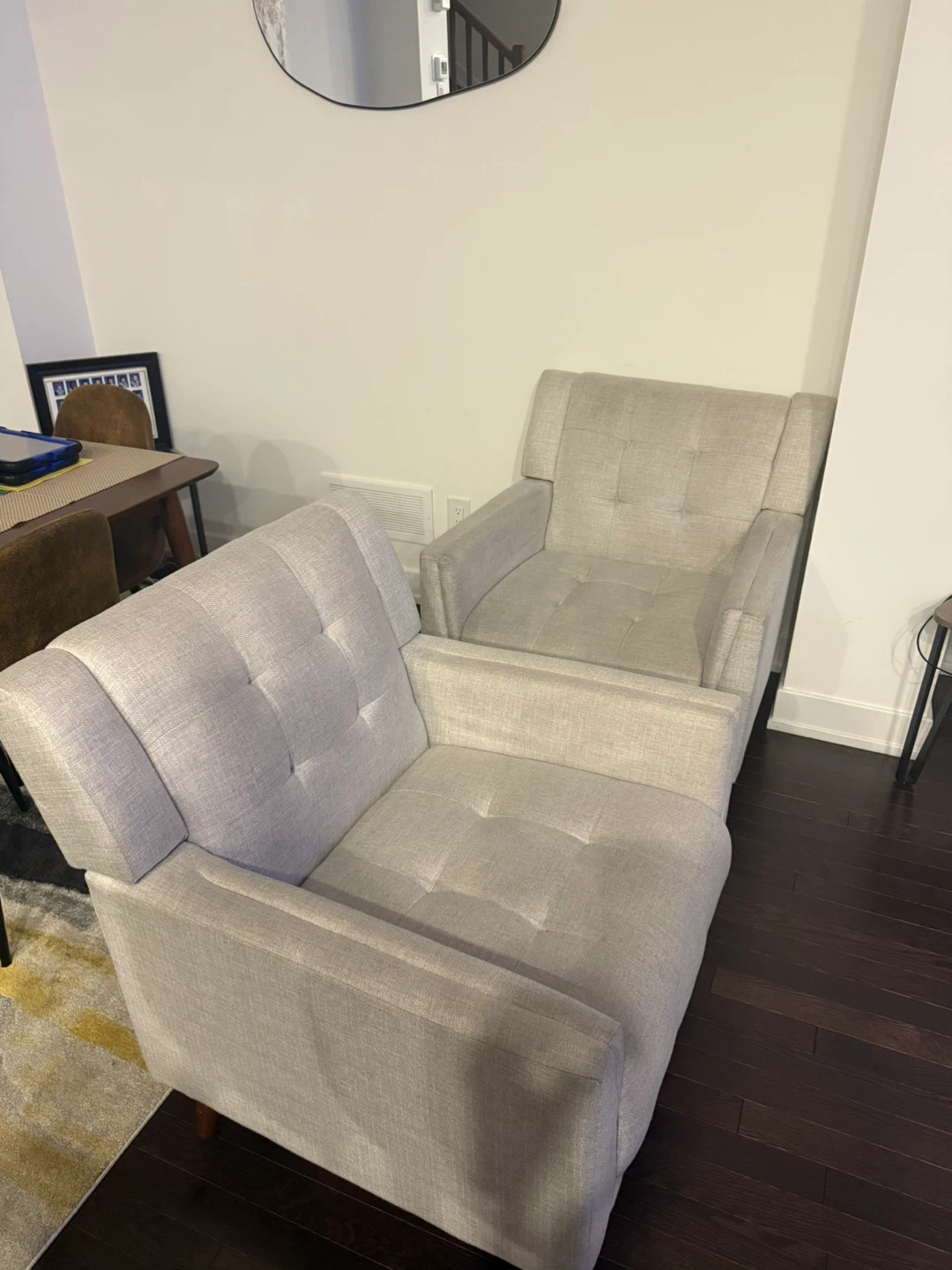Two Beige Armchairs - photo 4