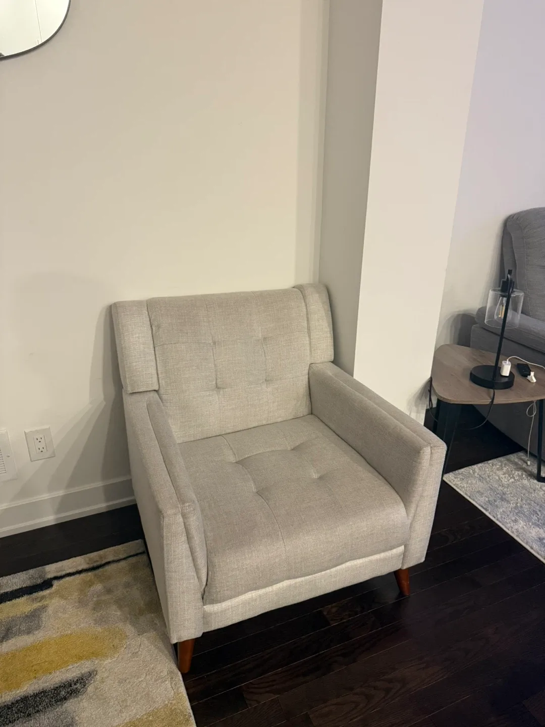 Two Beige Armchairs image indicator(3)