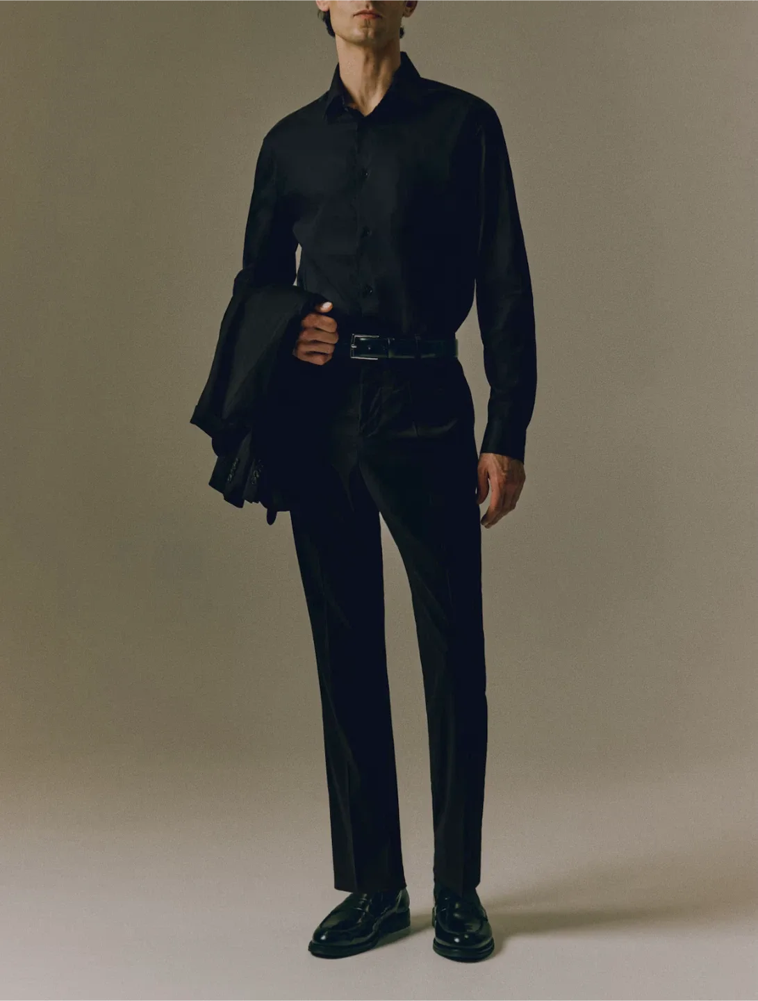 H&M Slim Fit Black Button Down Shirt - Size M #Cleanout