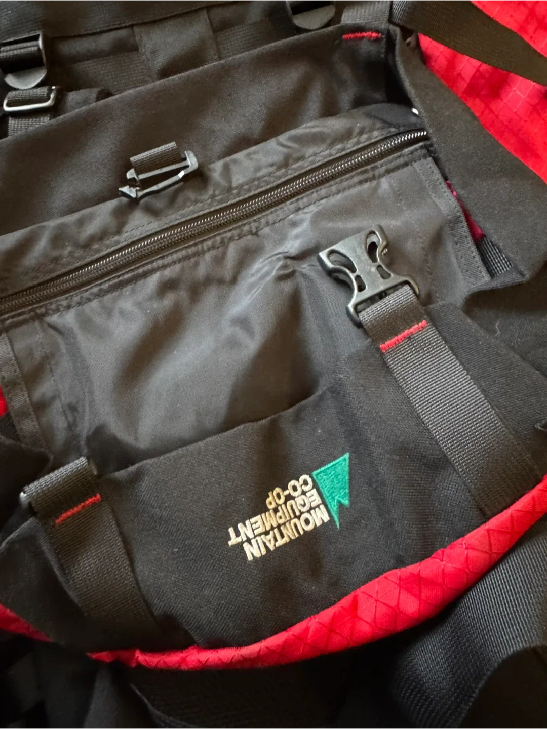 #cleanout Mountain Equipment Co-op (MEC) Red & Black Backpack image indicator(3)