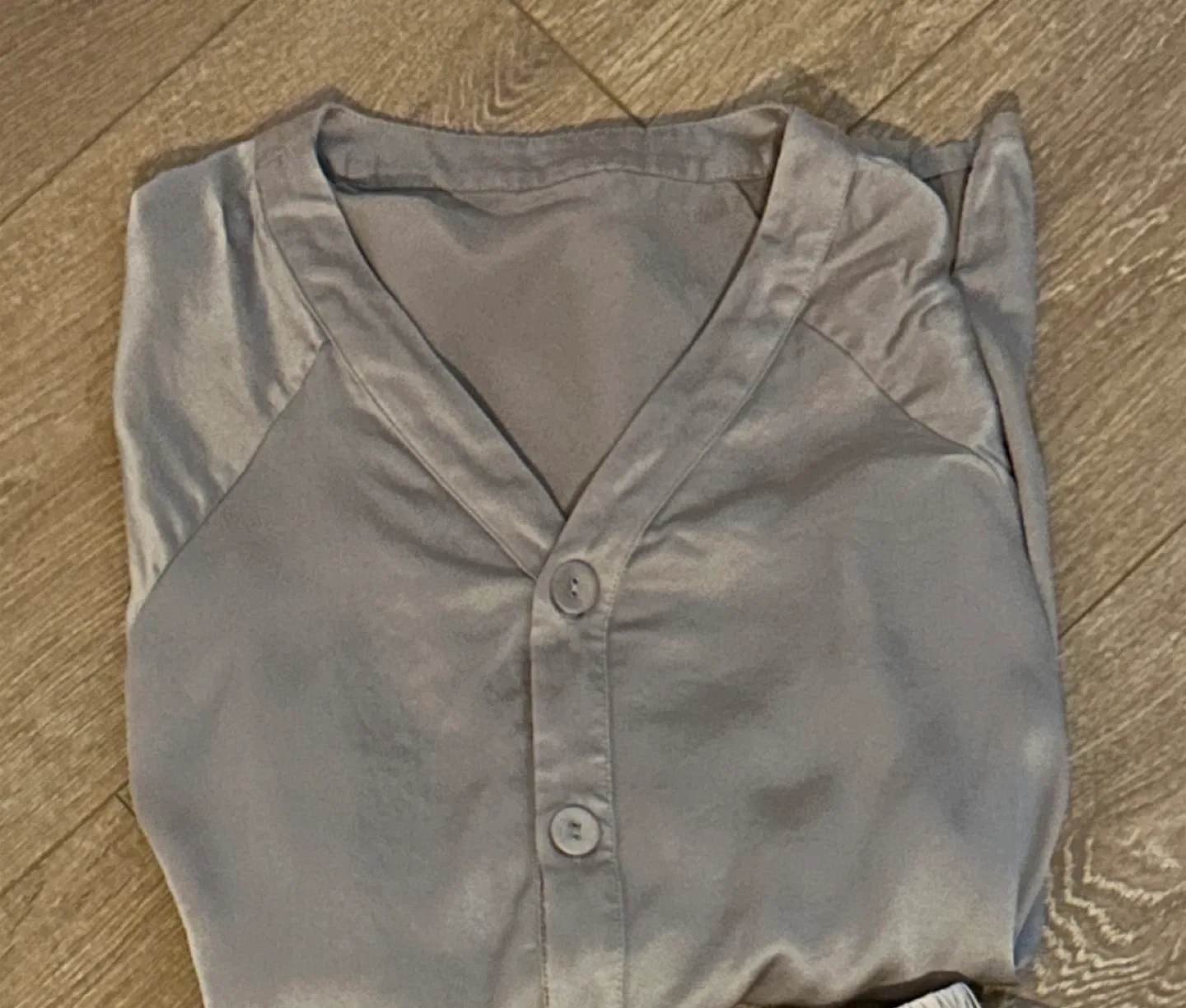 #cleanout silk short sleeves pajama top