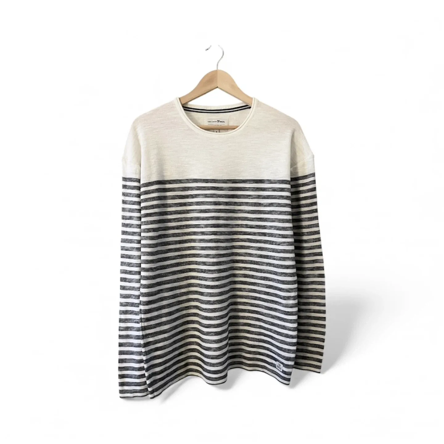 Tom Tailor Denim Striped Long Sleeve Sweater - Size M #Cleanout