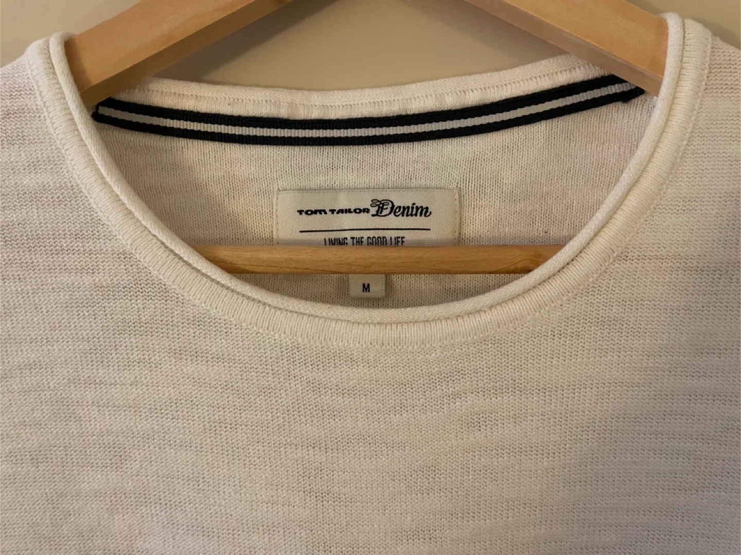 Tom Tailor Denim Striped Long Sleeve Sweater - Size M #Cleanout image indicator(4)