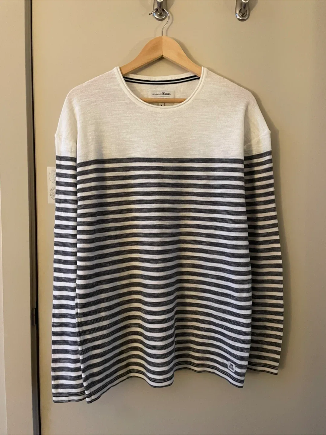 Tom Tailor Denim Striped Long Sleeve Sweater - Size M #Cleanout image indicator(2)
