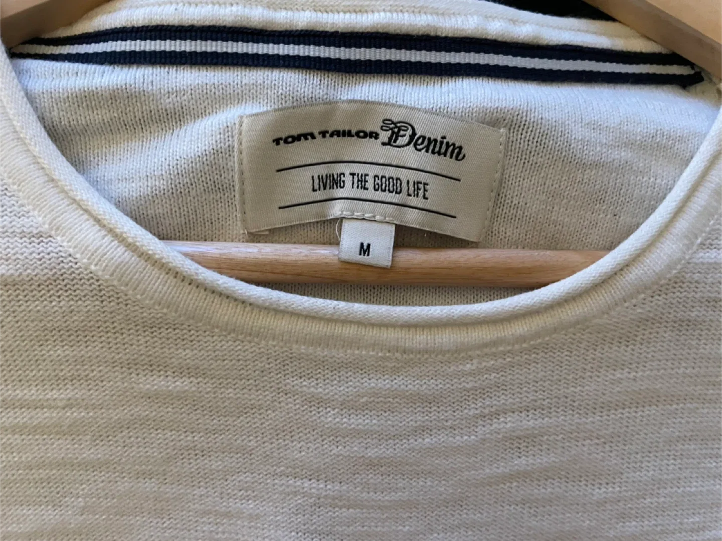 Tom Tailor Denim Striped Long Sleeve Sweater - Size M #Cleanout image indicator(9)