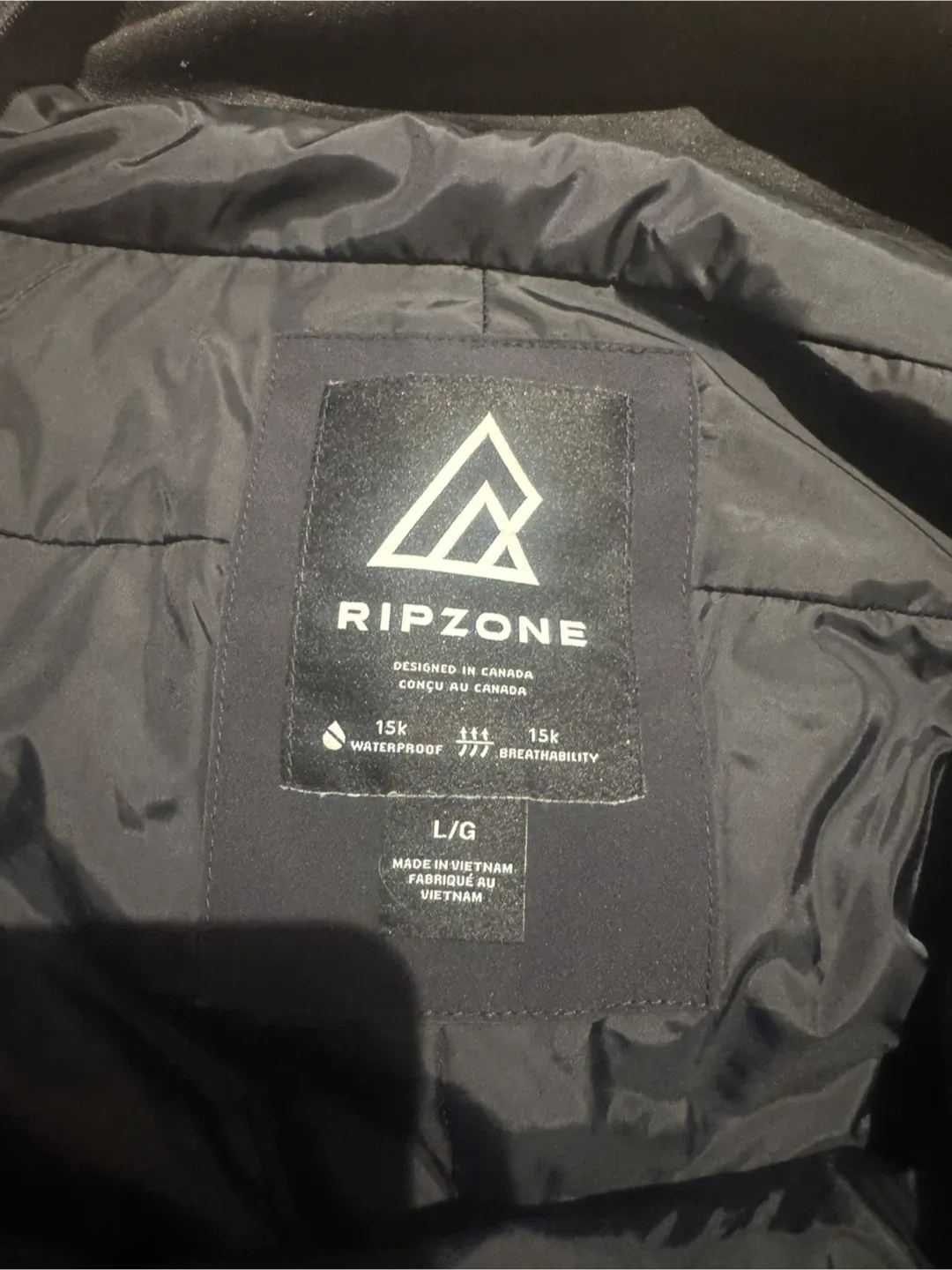 Ripzone Black Snow Pants - Size L/G image indicator(4)