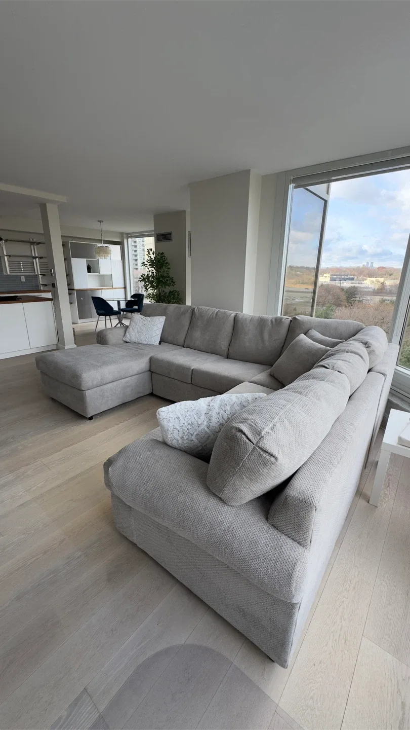 Grey Sectional Sofa Set image indicator(2)