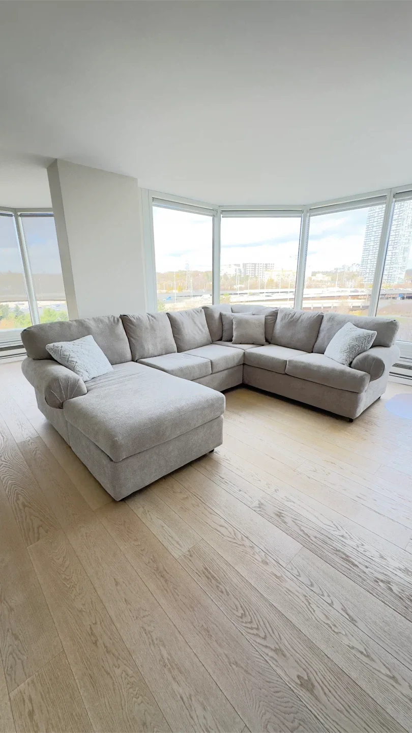 Grey Sectional Sofa Set