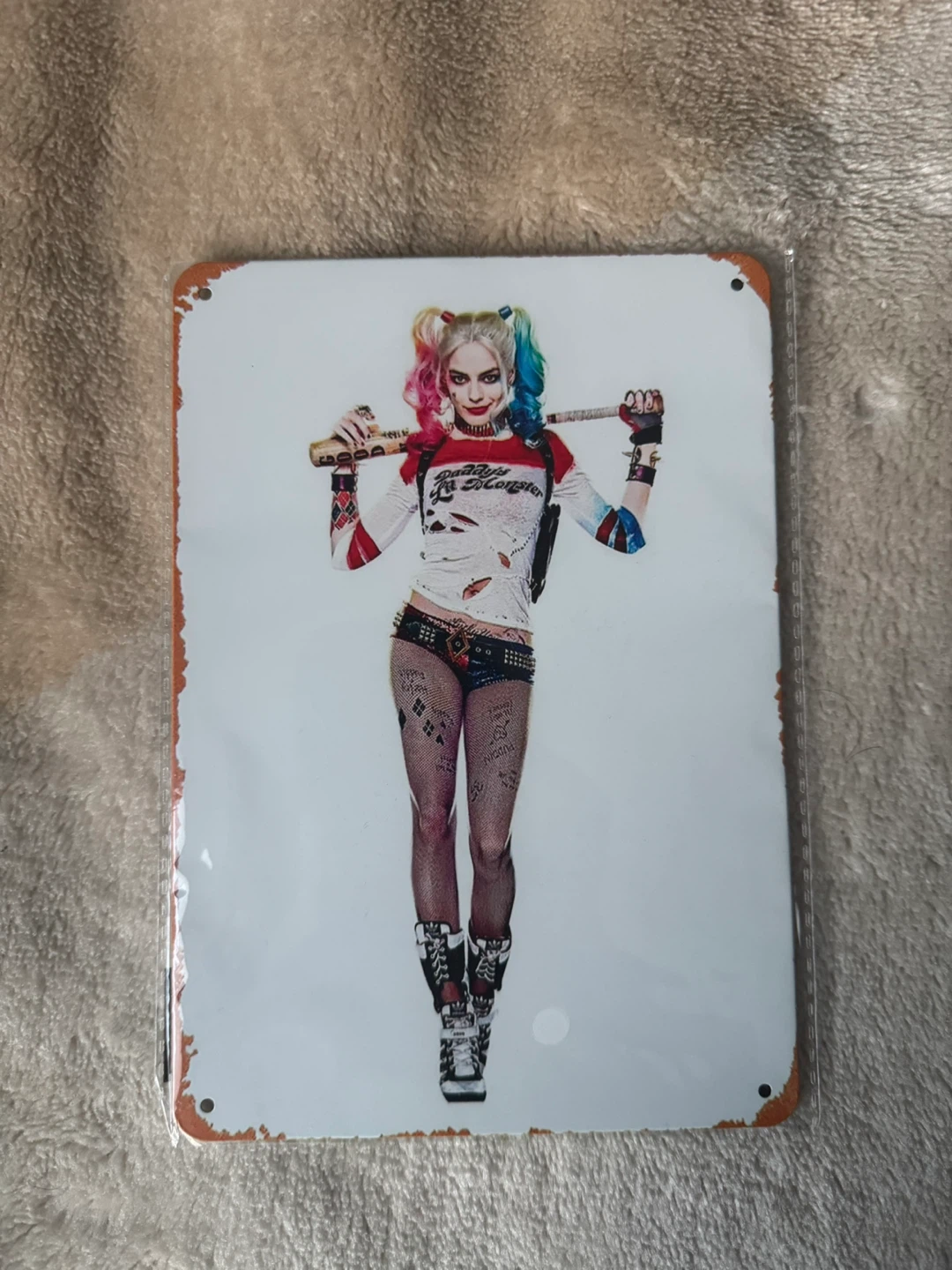 Harley Quinn Metal Sign