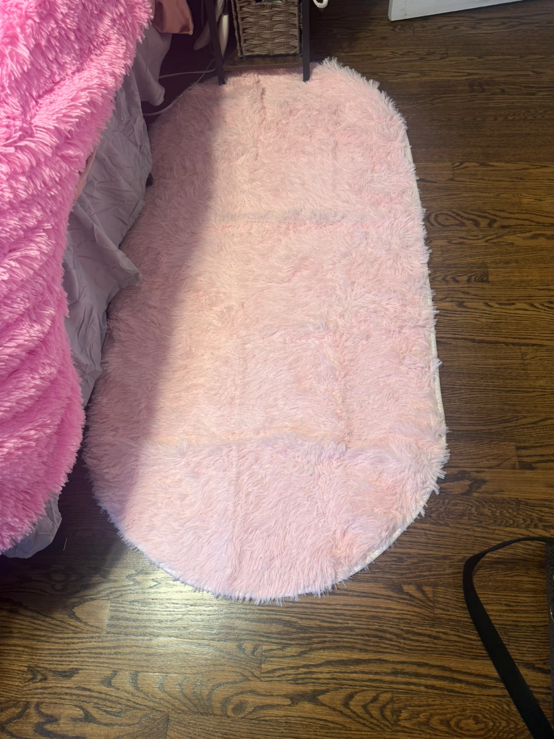Pink Fluffy Rug