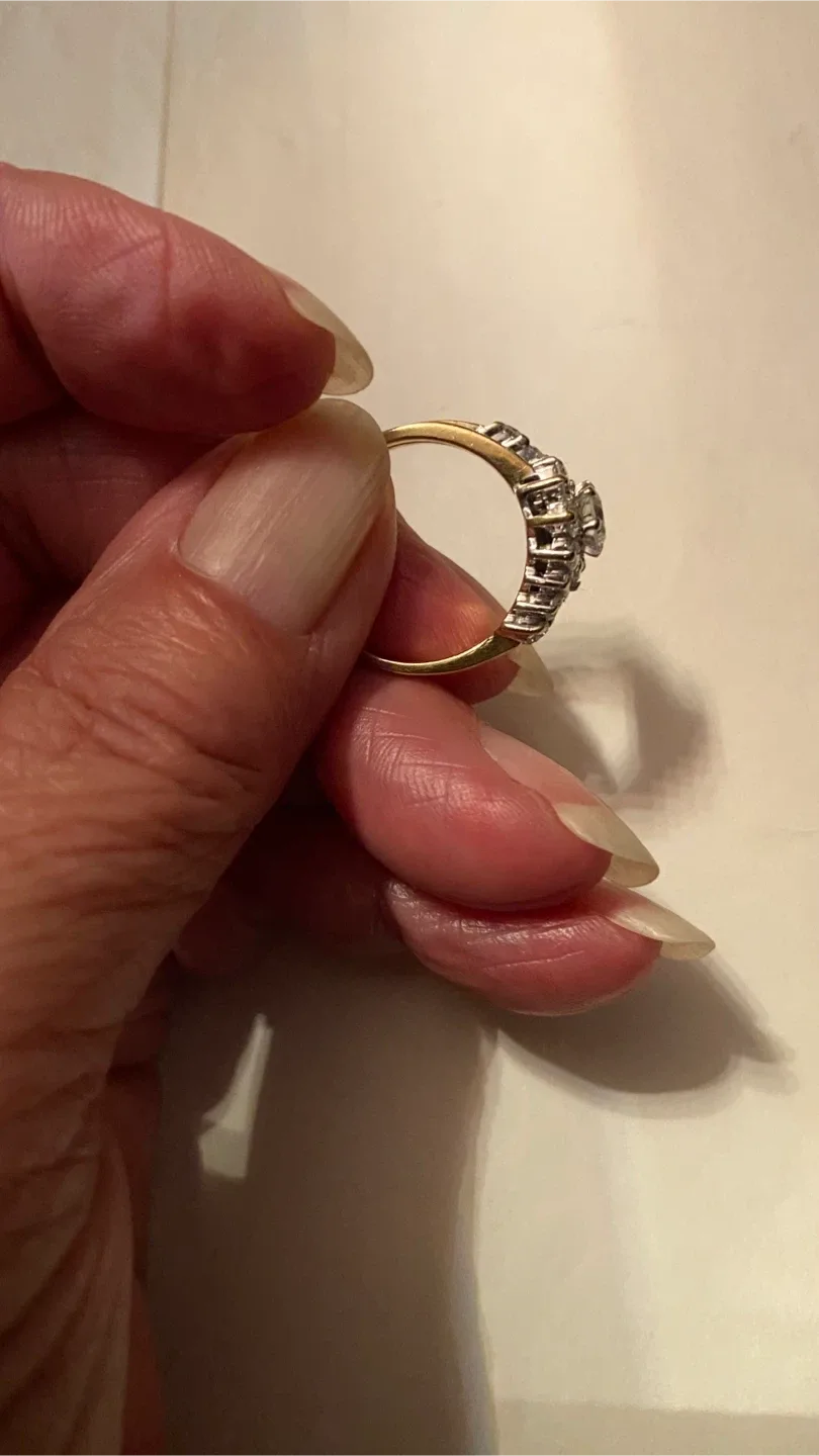 14K Gold Diamond Engagement Ring image indicator(5)