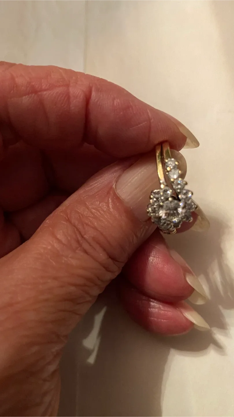 14K Gold Diamond Engagement Ring image indicator(3)