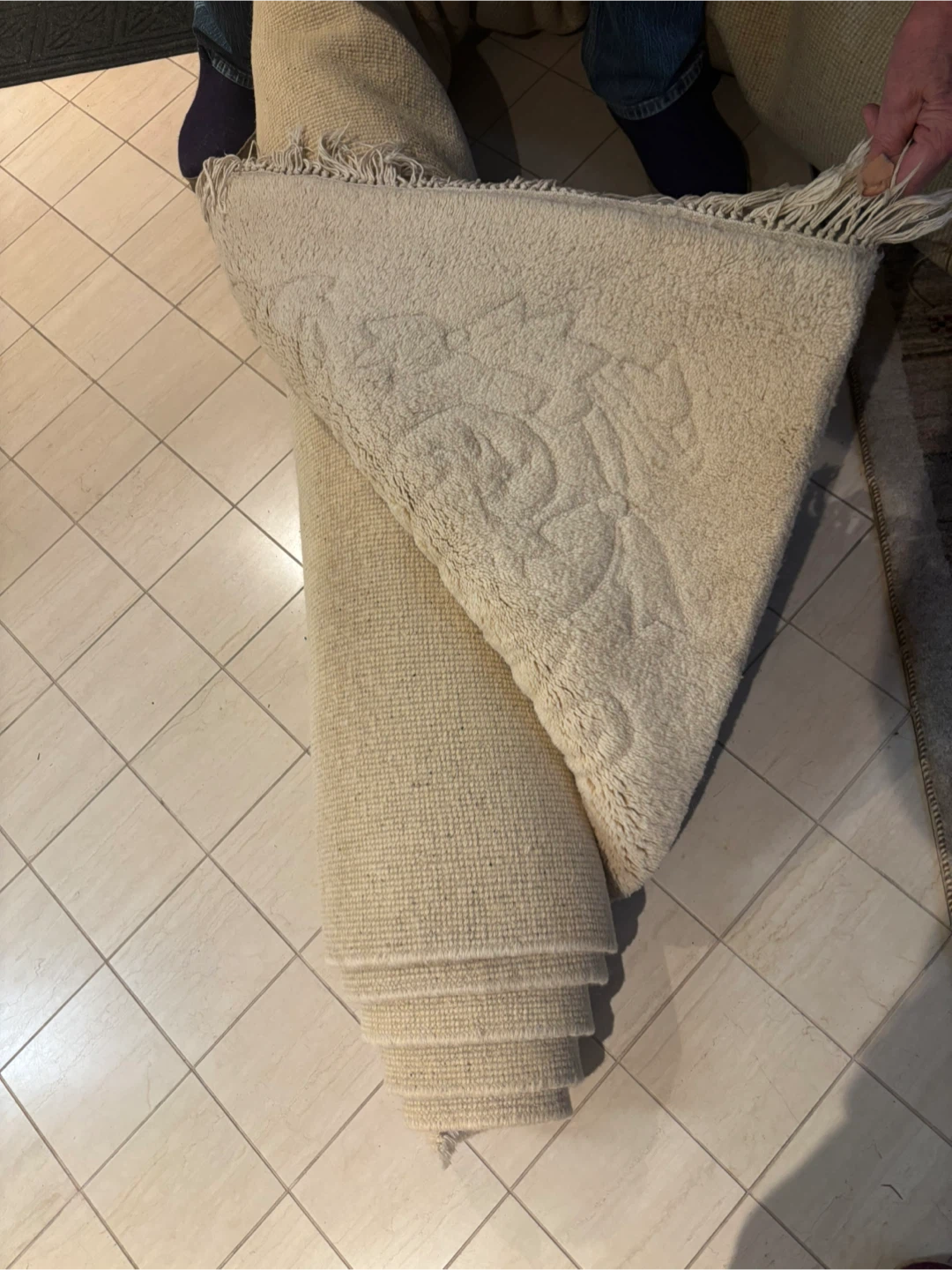 Vintage wool area rug - photo 2