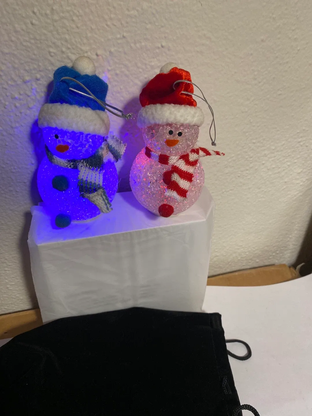 Snowman Christmas Ornaments - Set of 2