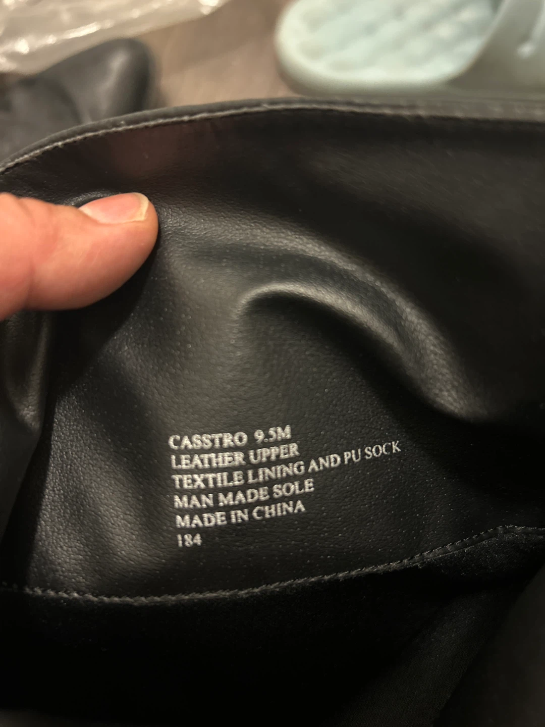 Steve Madden Casstro Black Leather Boots - Size 9.5 - photo 3