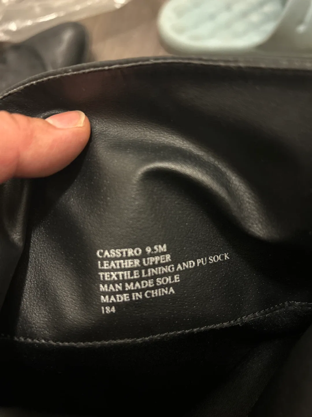 Steve Madden Casstro Black Leather Boots - Size 9.5 image indicator(3)