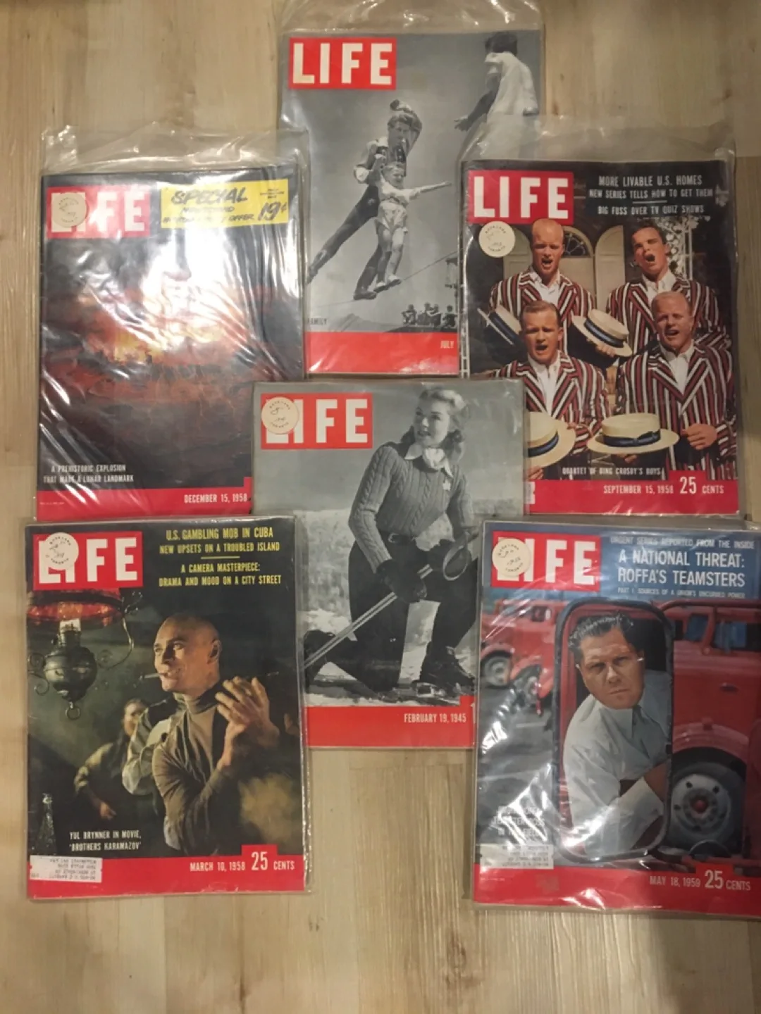 Vintage LIFE Magazines - Various Issues