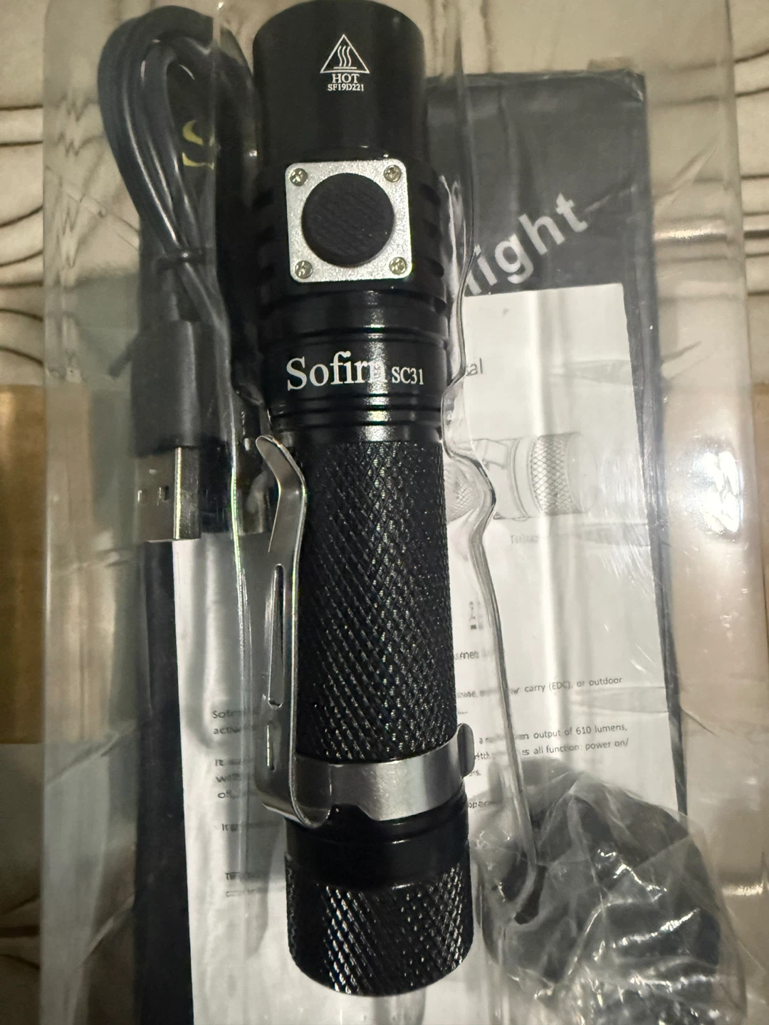 Sofirn SC31 LED Flashlight - New in Box