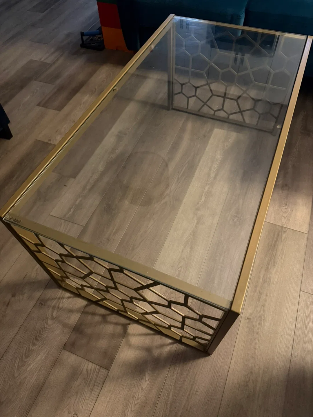 Gold Geometric Coffee Table image indicator(5)