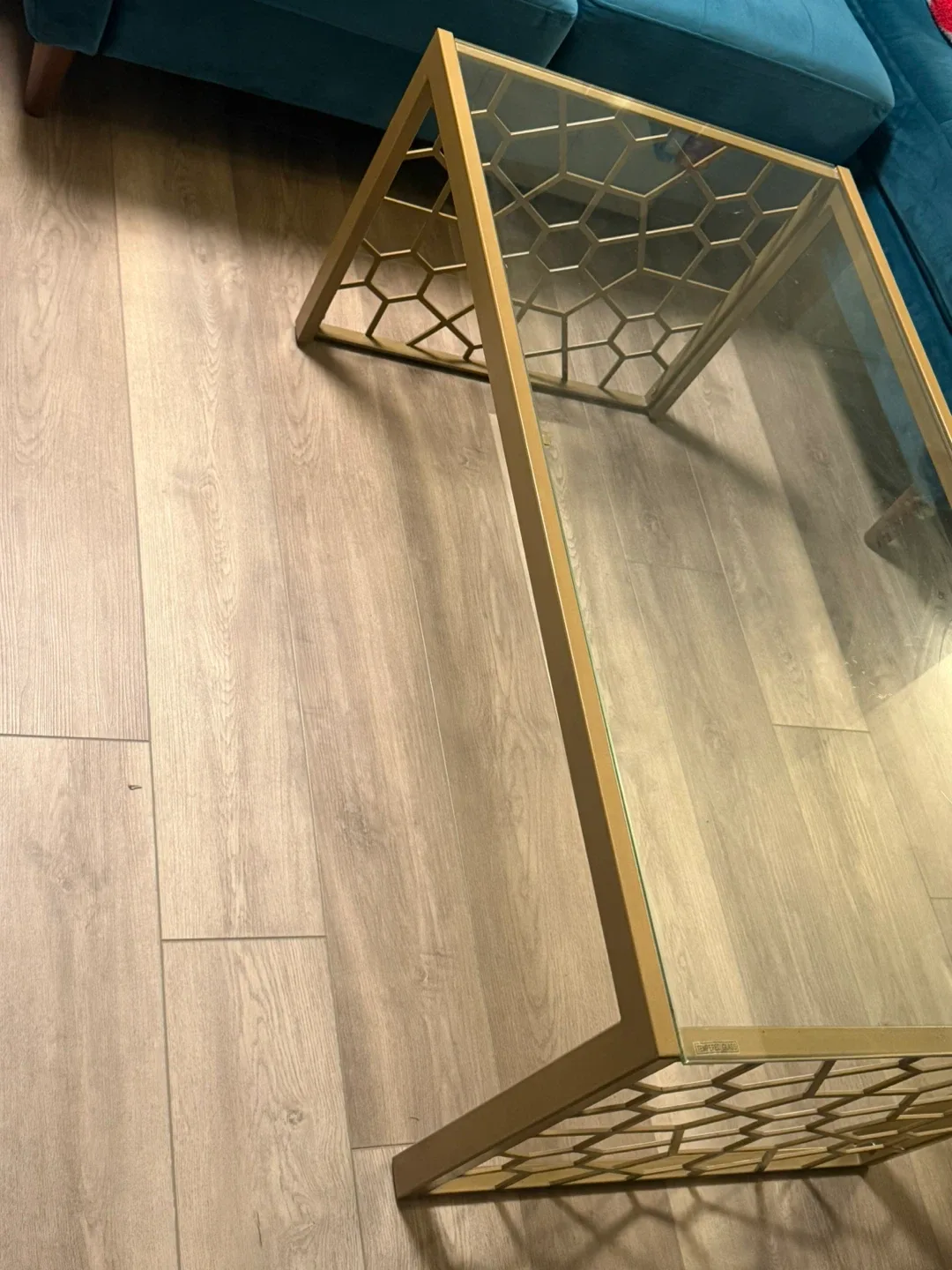 Gold Geometric Coffee Table image indicator(3)