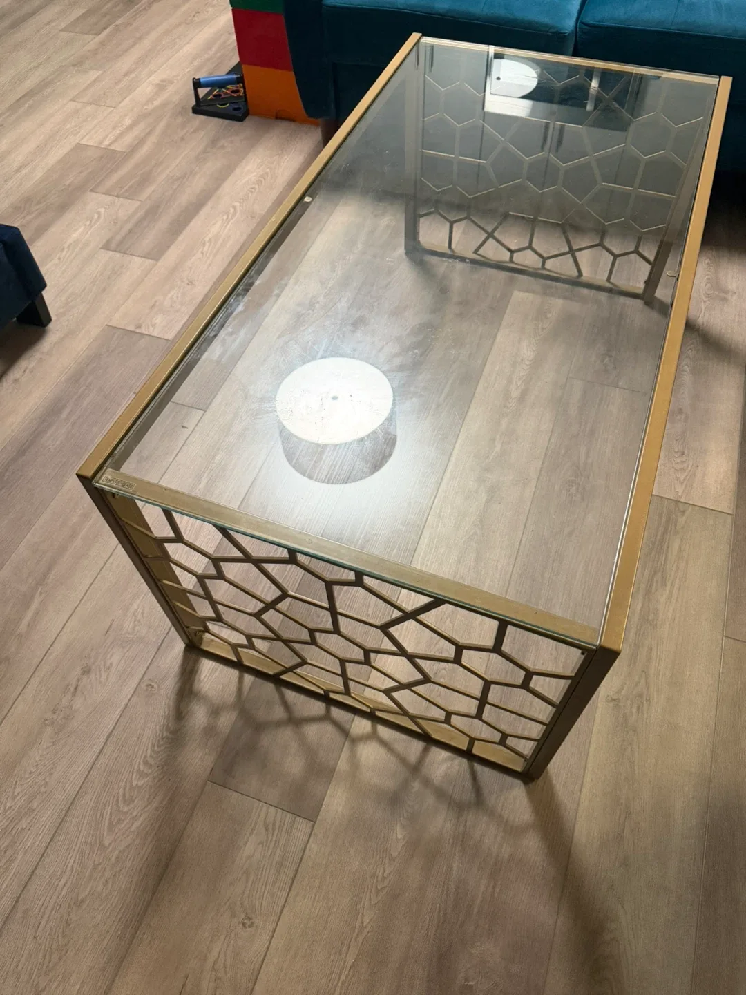 Gold Geometric Coffee Table image indicator(7)