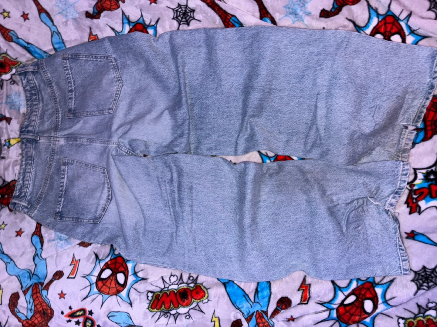 Light Wash Wide Leg Jeans