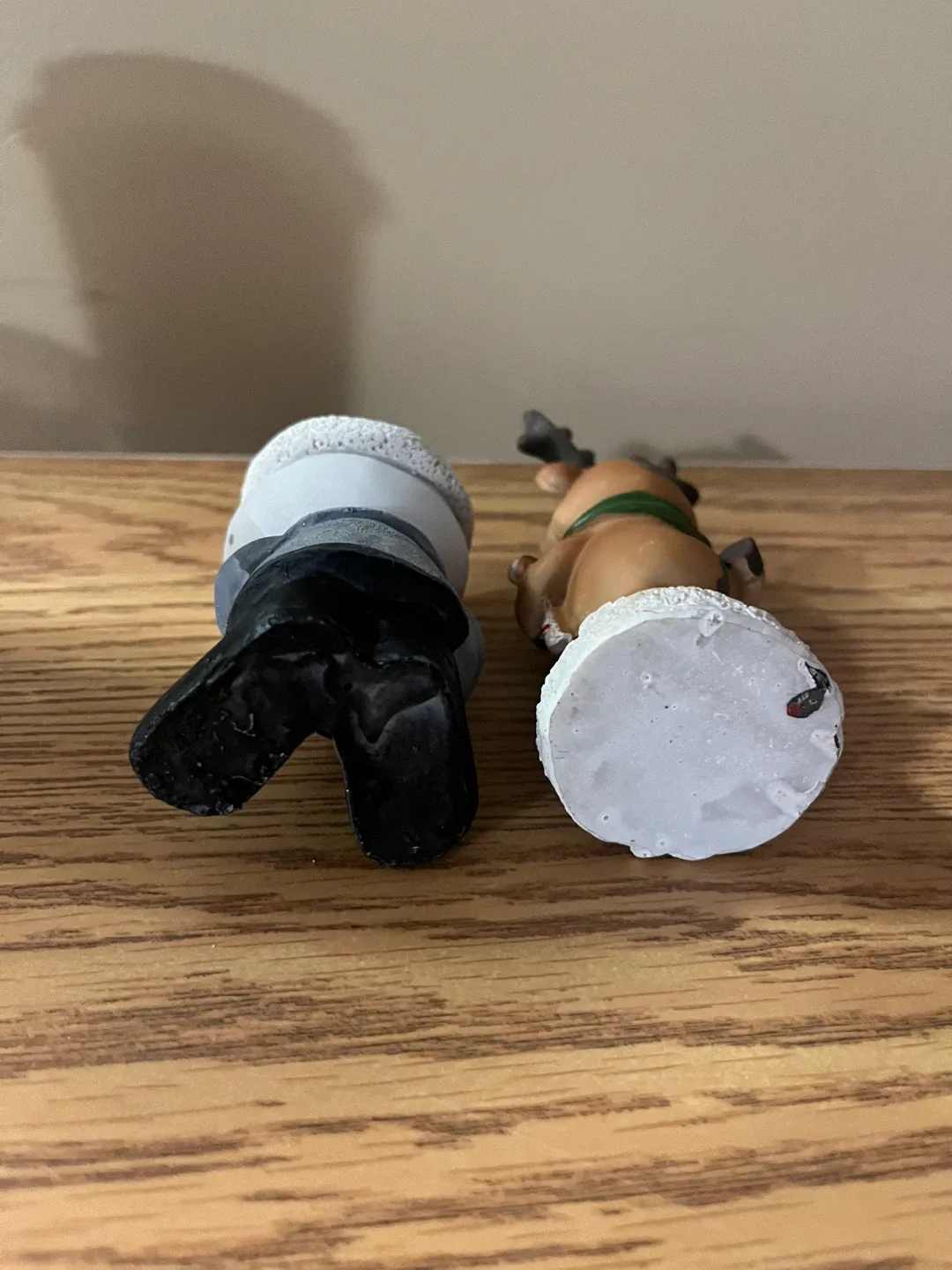 #Cleanout - Christmas Snowman & Reindeer Figurines image indicator(3)