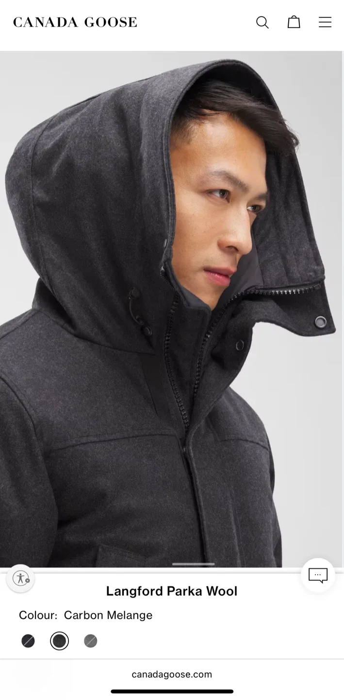 Canada Goose Langford Parka Wool - Size S image indicator(5)