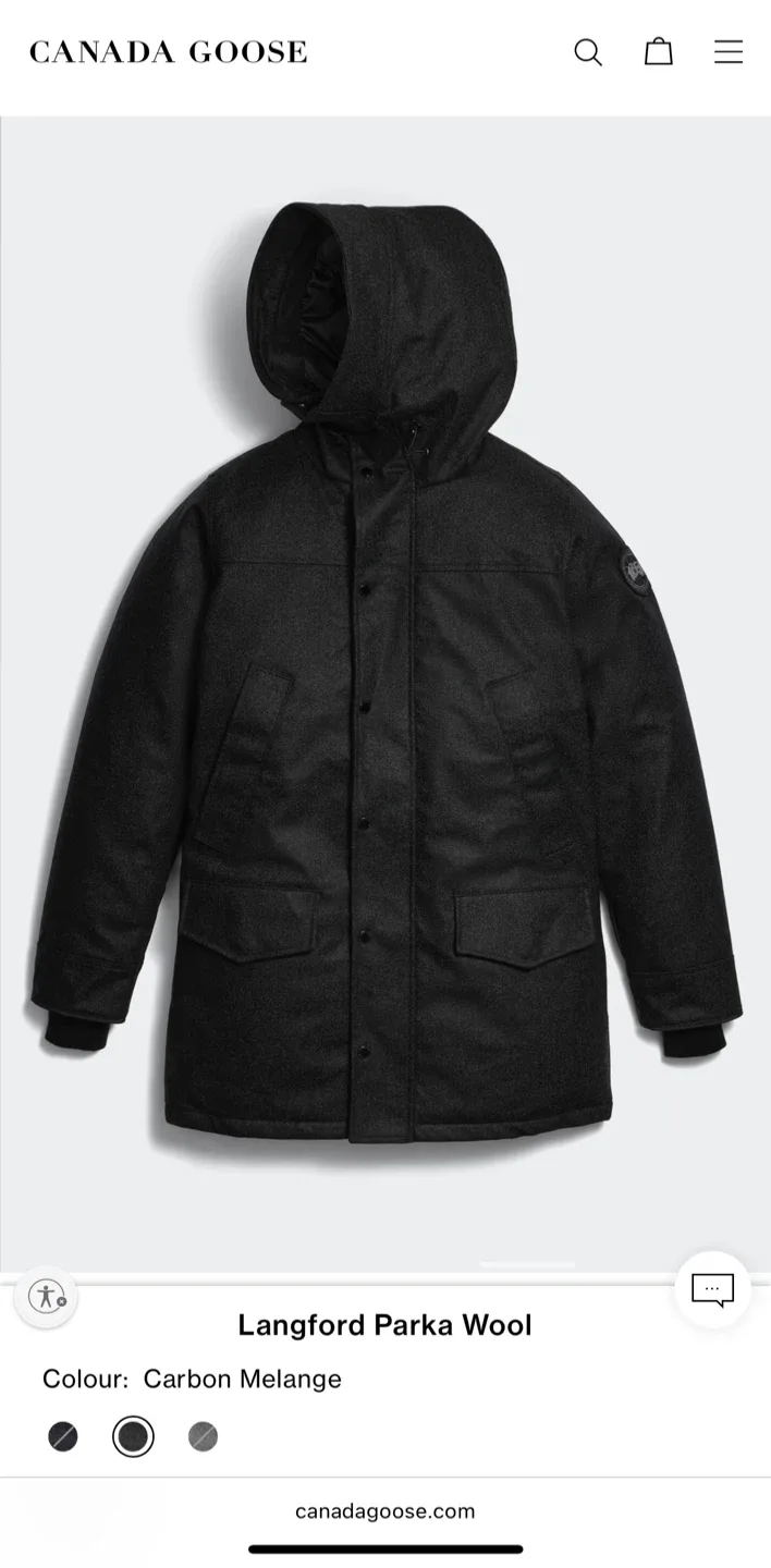 Canada Goose Langford Parka Wool - Size S image indicator(6)