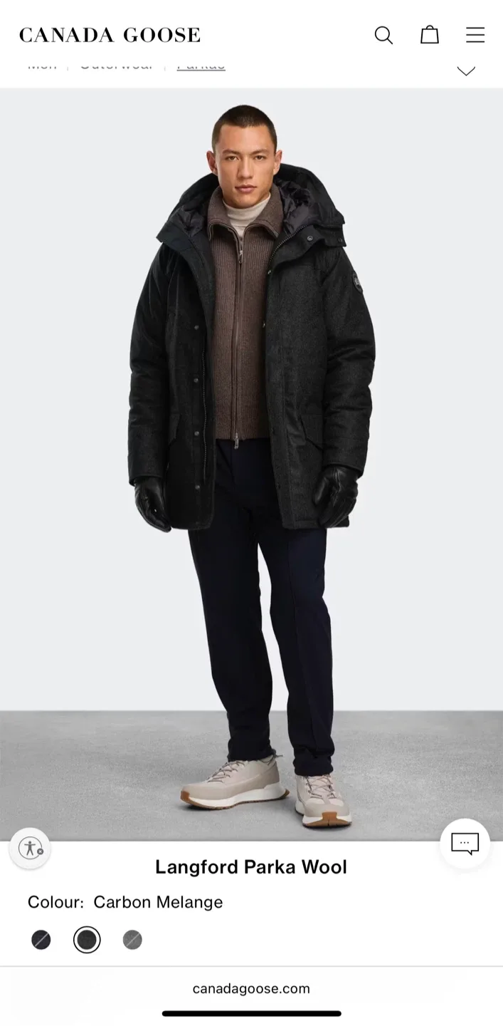 Canada Goose Langford Parka Wool - Size S