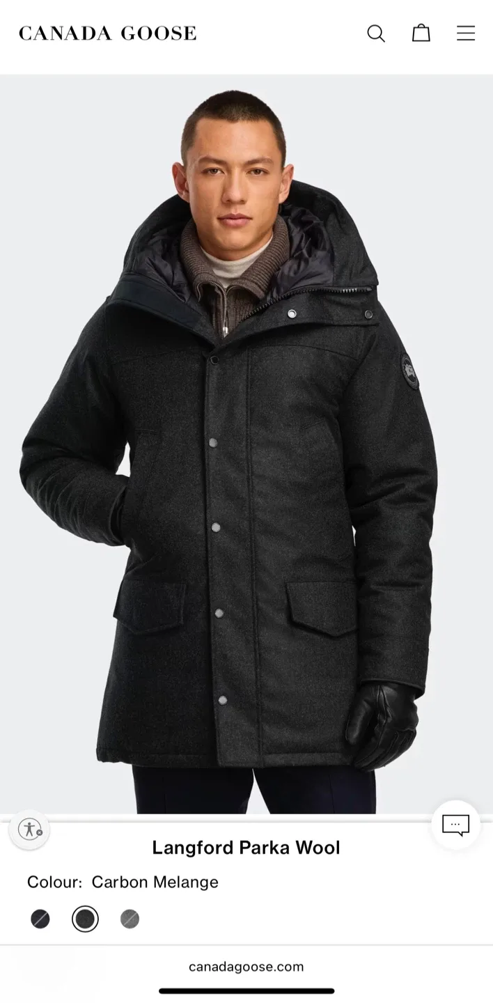 Canada Goose Langford Parka Wool - Size S image indicator(2)