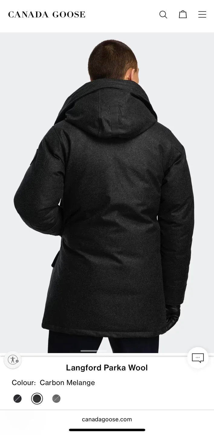 Canada Goose Langford Parka Wool - Size S image indicator(4)