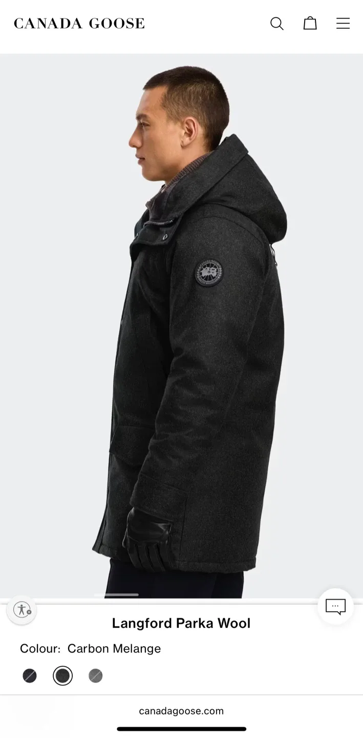 Canada Goose Langford Parka Wool - Size S image indicator(3)