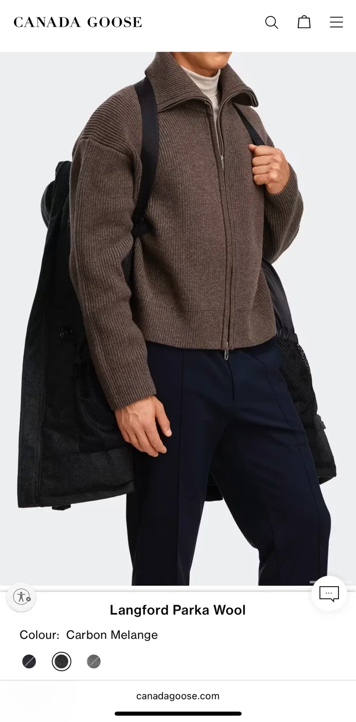 Canada Goose Langford Parka Wool - Size S image indicator(8)