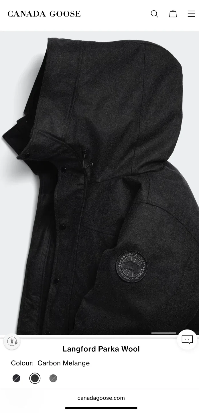 Canada Goose Langford Parka Wool - Size S image indicator(7)