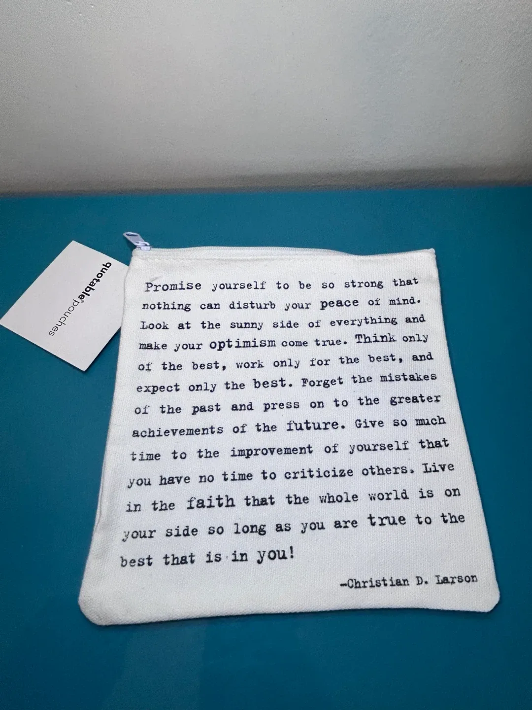 🎀 NEW Quotable Canvas Pouches image indicator(5)