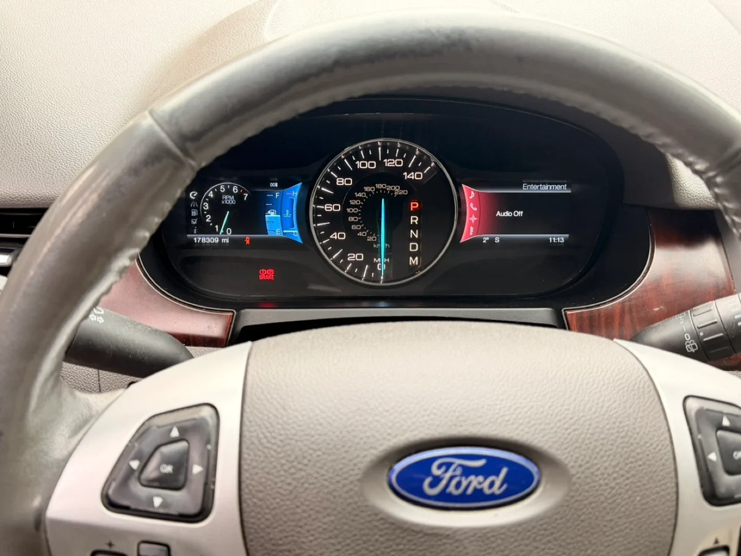 Silver Ford Edge Limited SUV