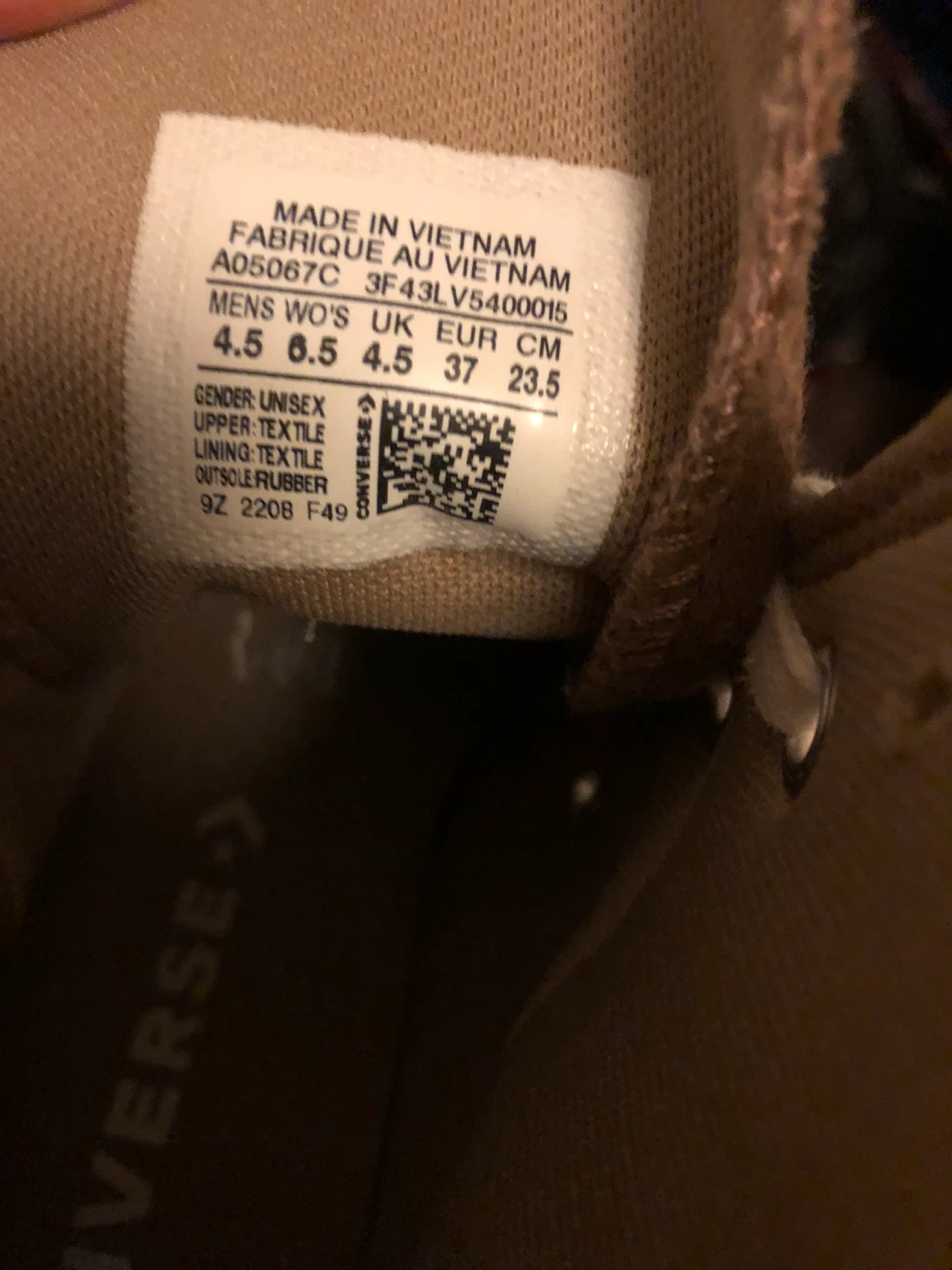 Converse All Star Lugged Hi - Size 6.5 Brown - photo 3