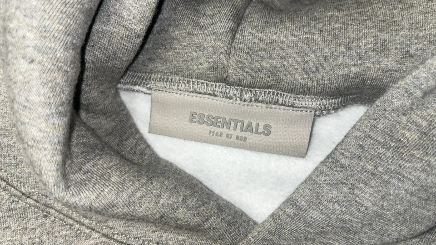 Essentials Fear of God dark oatmeal Hoodie image indicator(8)